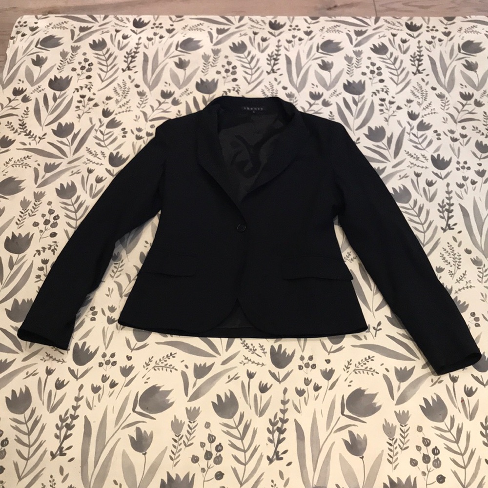 Theory Black Single button blazer - one - Picture 3 of 5